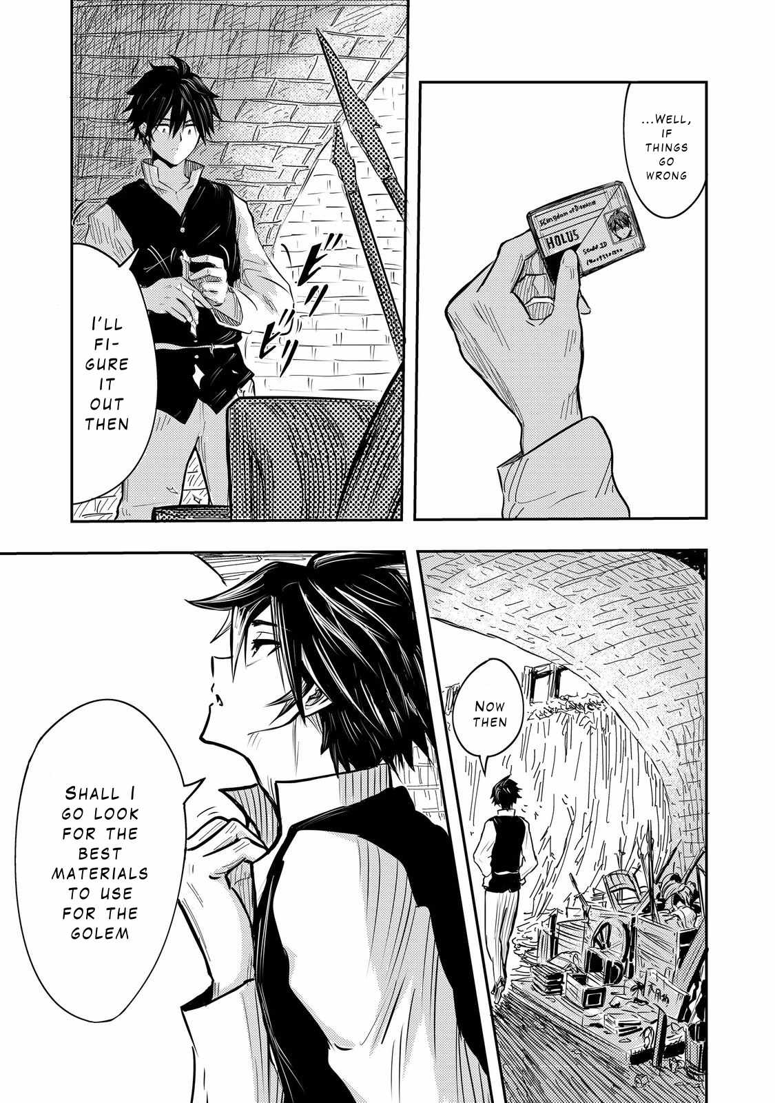 The Royal Capital One-Man Golem Master is Suddenly Banished?! Chapter 1 13